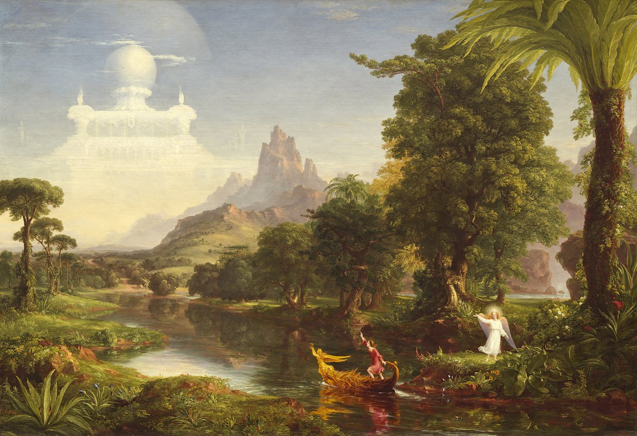 Thomas Cole – The Voyage of Life Youth 1842 – (MeisterDrucke-137270)